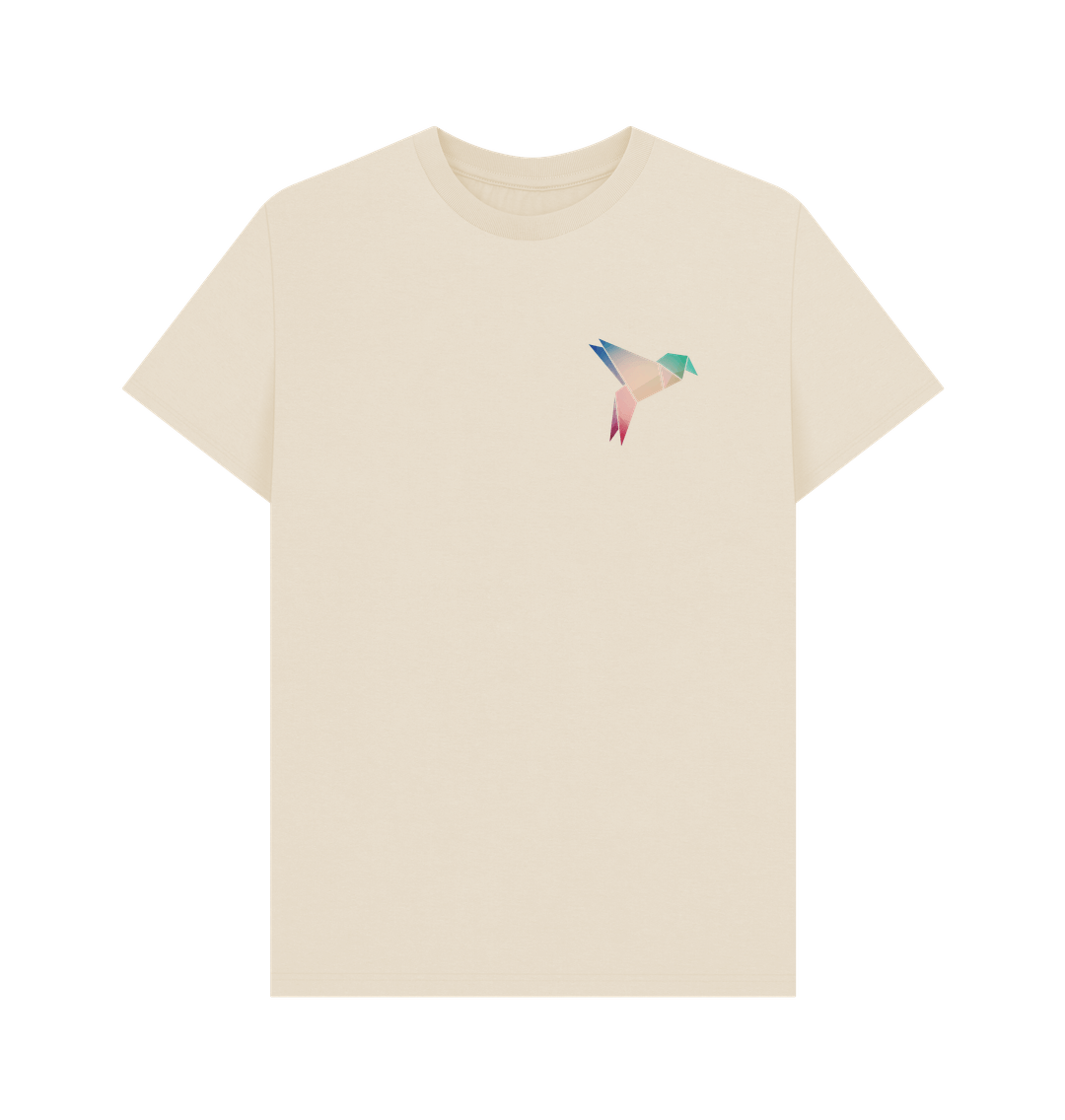 Oat Origami Bird - Men's Basic T-shirt