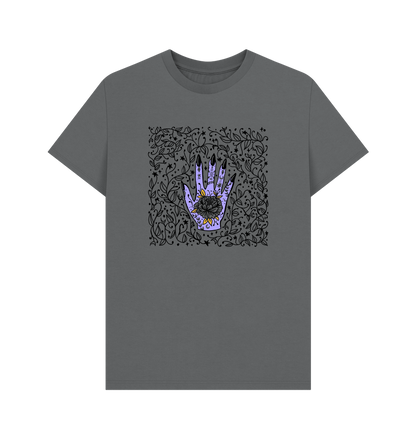 Slate Grey Printed T-shirt Front