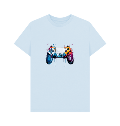Sky Blue Printed T-shirt