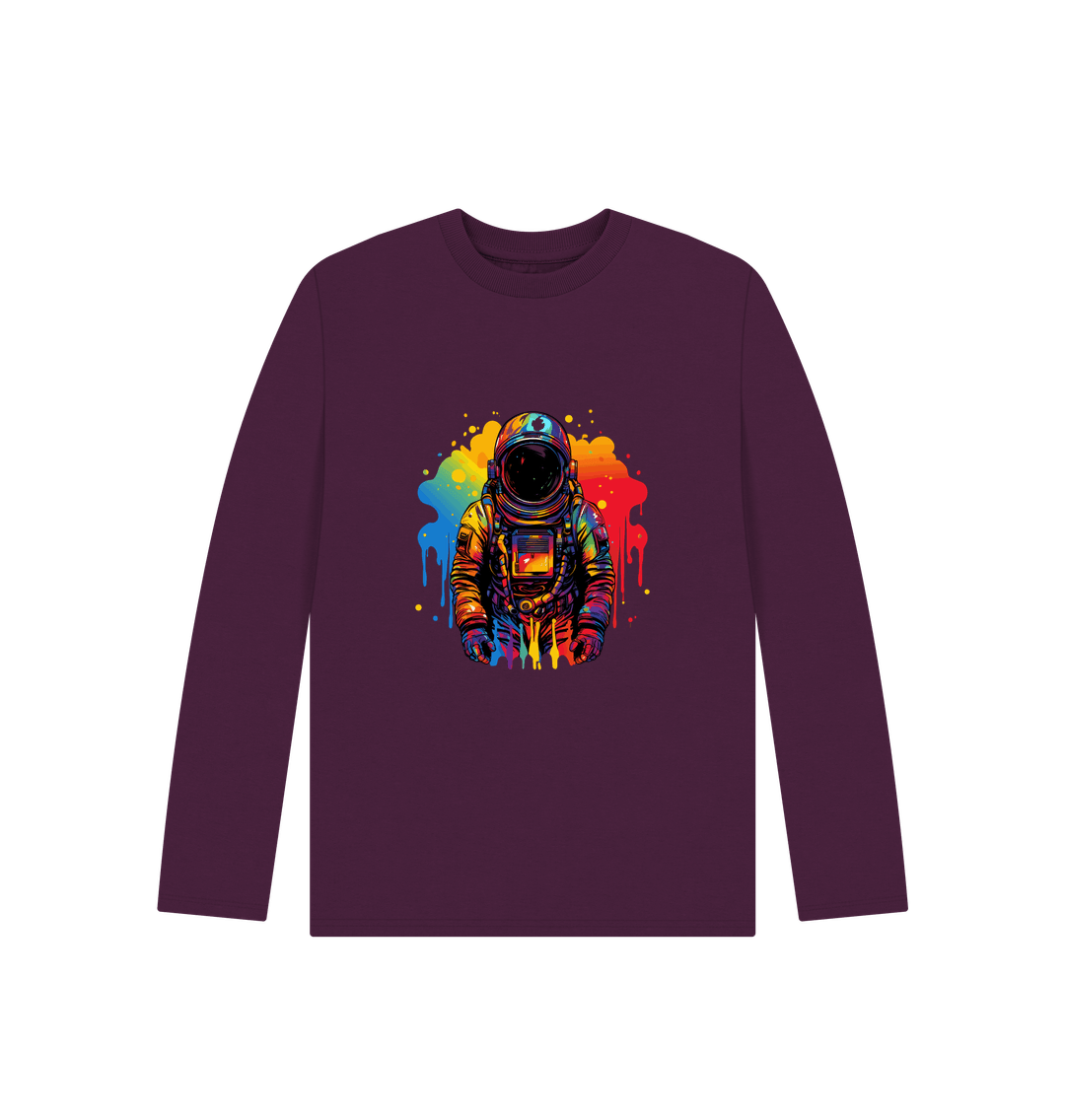 Purple Printed Kids T-Shirt
