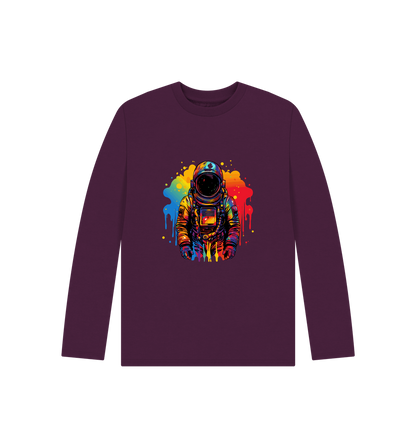 Purple Printed Kids T-Shirt