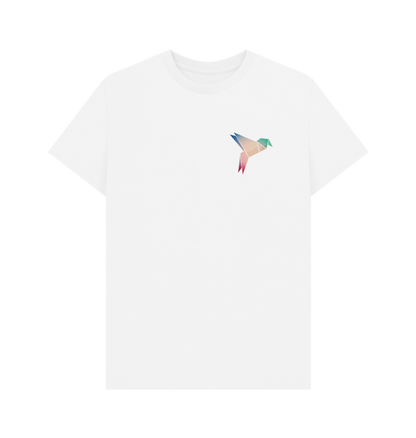 White Origami Bird - Men's Basic T-shirt