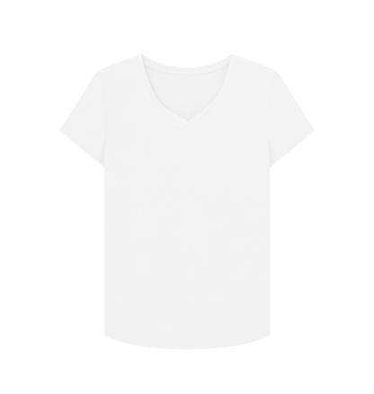 White Printed T-shirt Front