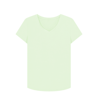 Pastel Green Printed T-shirt Front