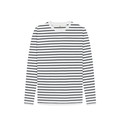 Navy Stripes Printed Kids T-Shirt