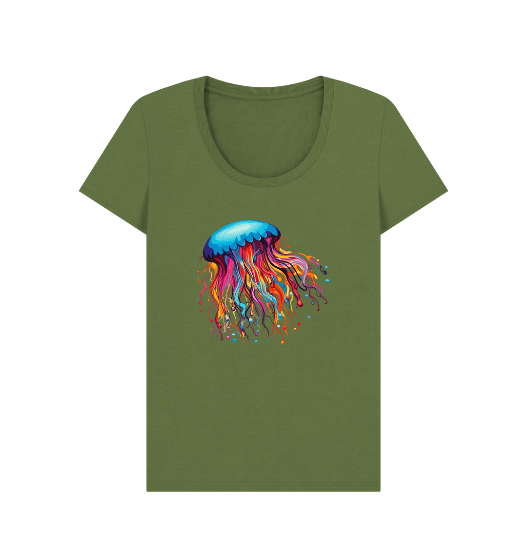 Khaki Printed T-shirt