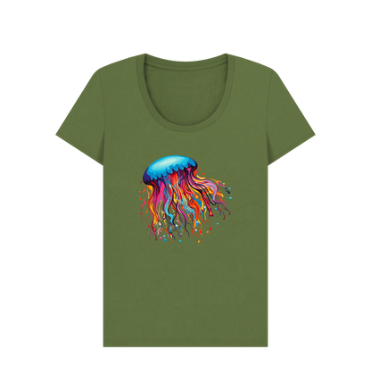 Khaki Printed T-shirt