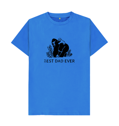 Bright Blue Printed T-shirt Front