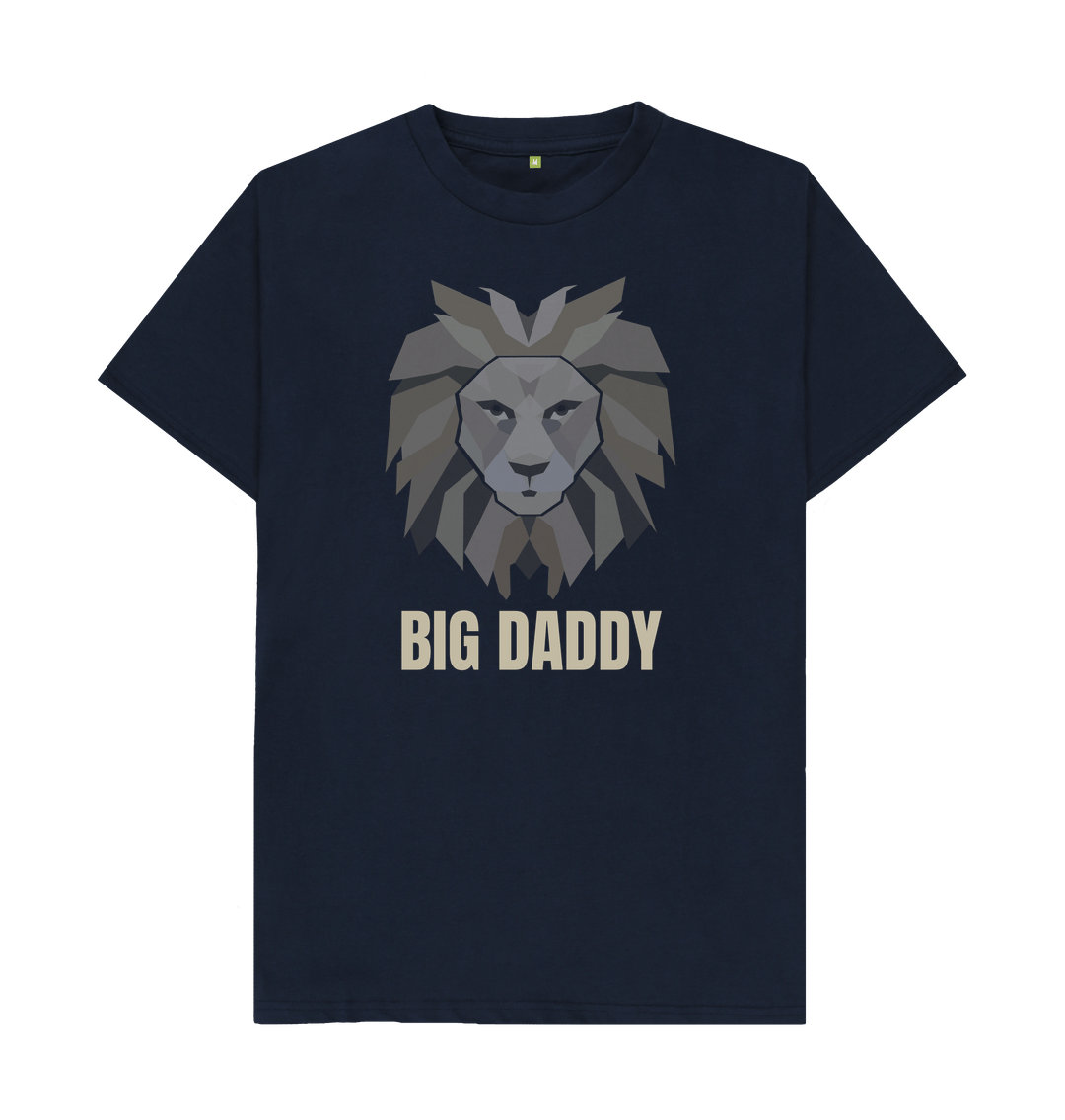 Navy Blue Printed T-shirt Front
