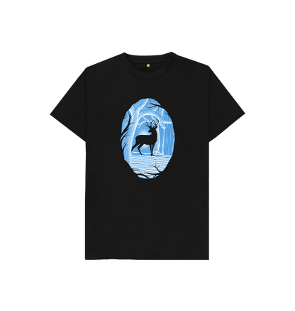 Black Forest Deer - Unisex Kids T-Shirt