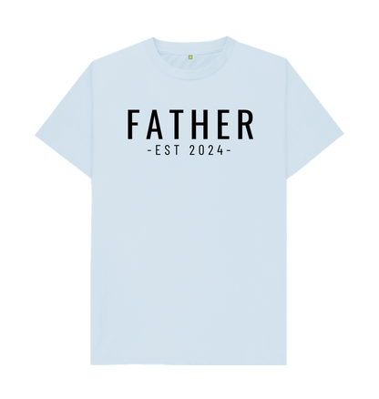 Sky Blue Printed T-shirt Front