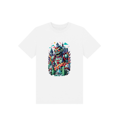White Printed Kids T-Shirt