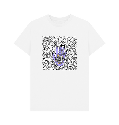 White Creepy Palm Reader - Women's Relaxed Fit Tee