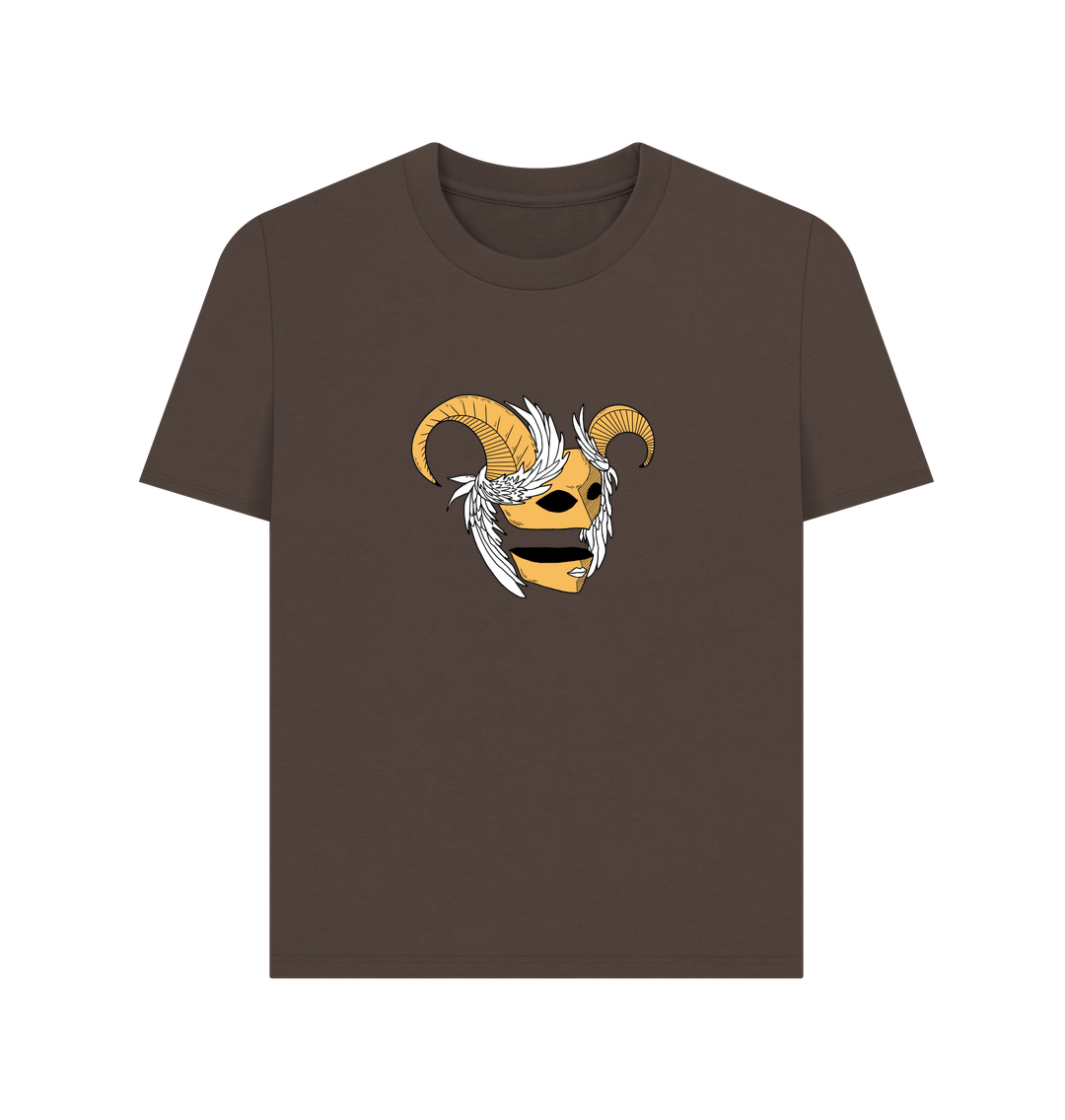 Chocolate Phantom Mask - Women's Plain T-shirt