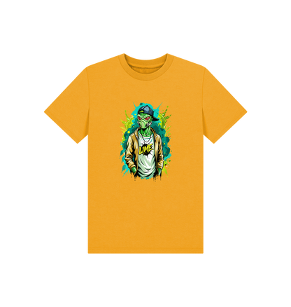 Mustard Printed Kids T-Shirt