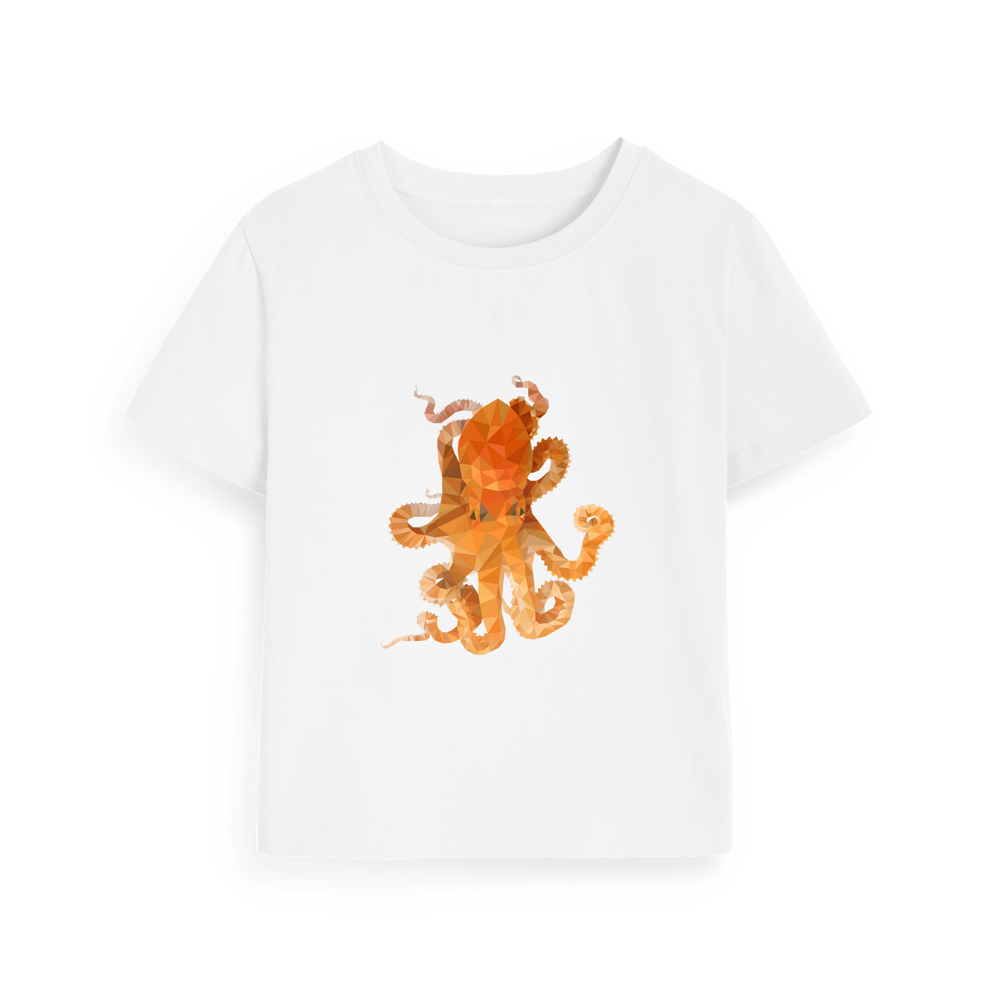 White Printed T-shirt Front