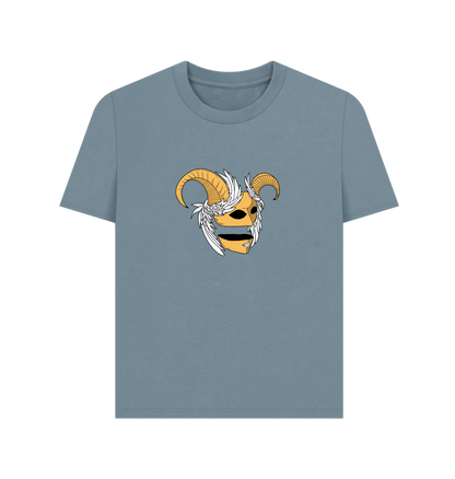 Stone Blue Printed T-shirt