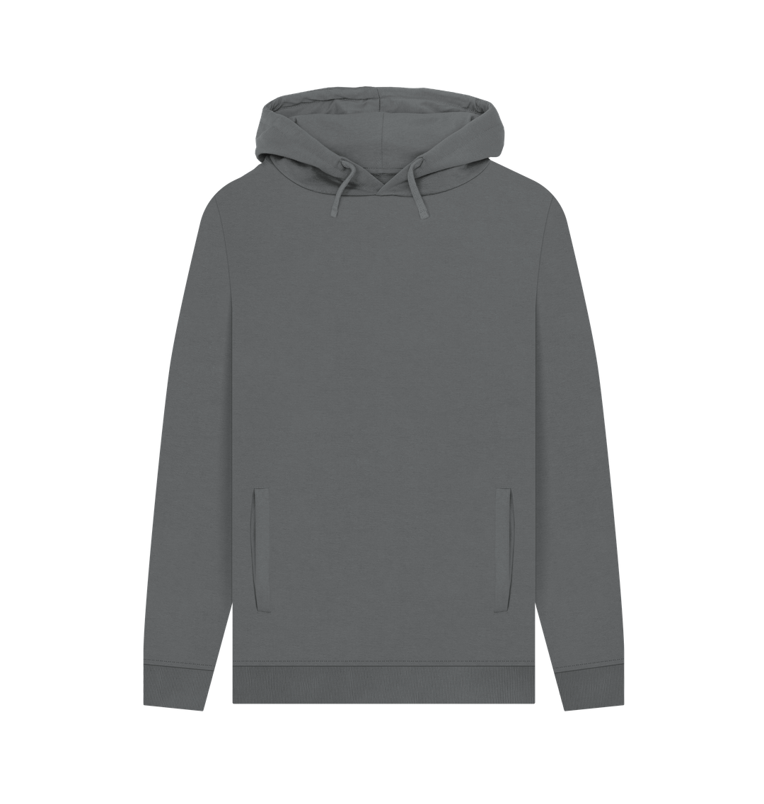 Slate Grey Printed Hoody Front