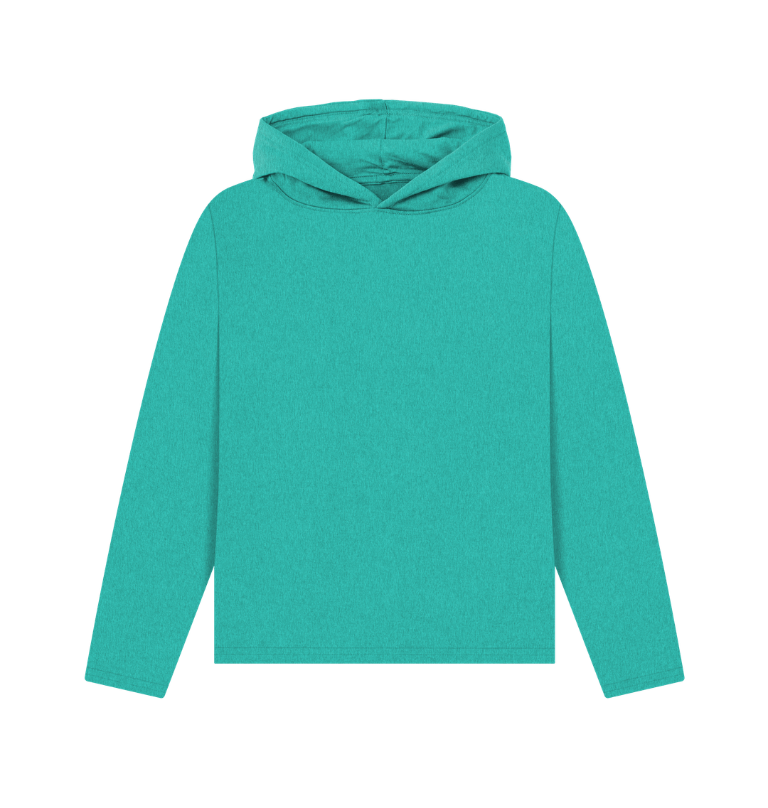 Seagrass Green Plain Women's Remill\u00ae Relaxed Fit Hoodie