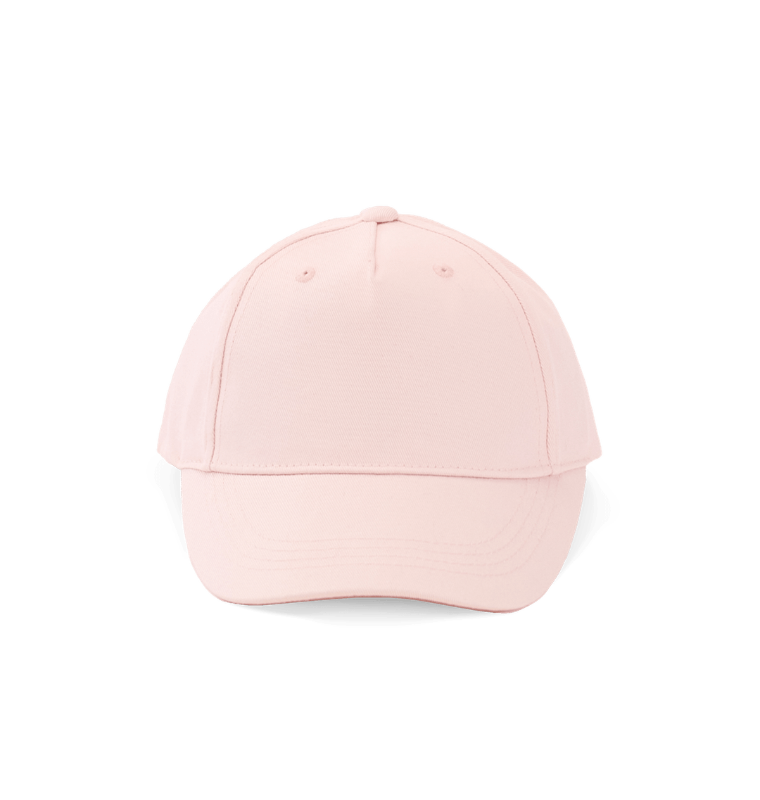 Powder Pink Plain Junior 5-panel Cap