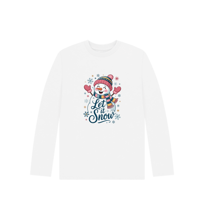 White Printed Kids T-Shirt Front