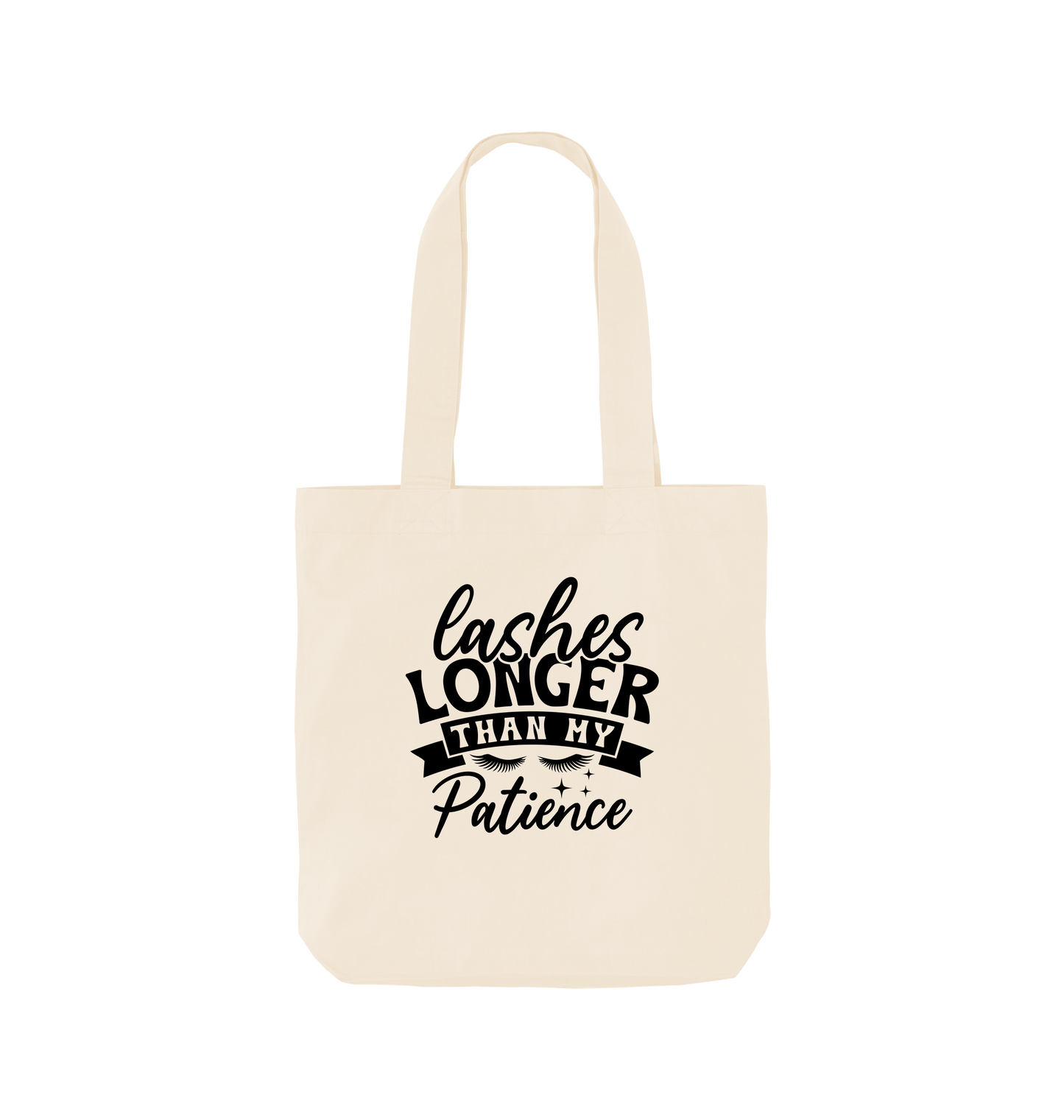 Natural Lashes longer than my patience - Colour Tote Bag