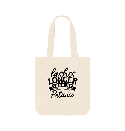 Natural Lashes longer than my patience - Colour Tote Bag