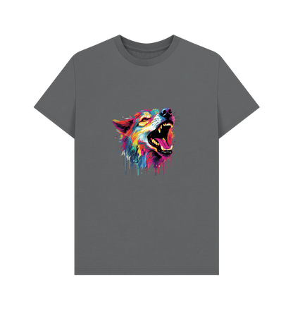 Slate Grey Printed T-shirt