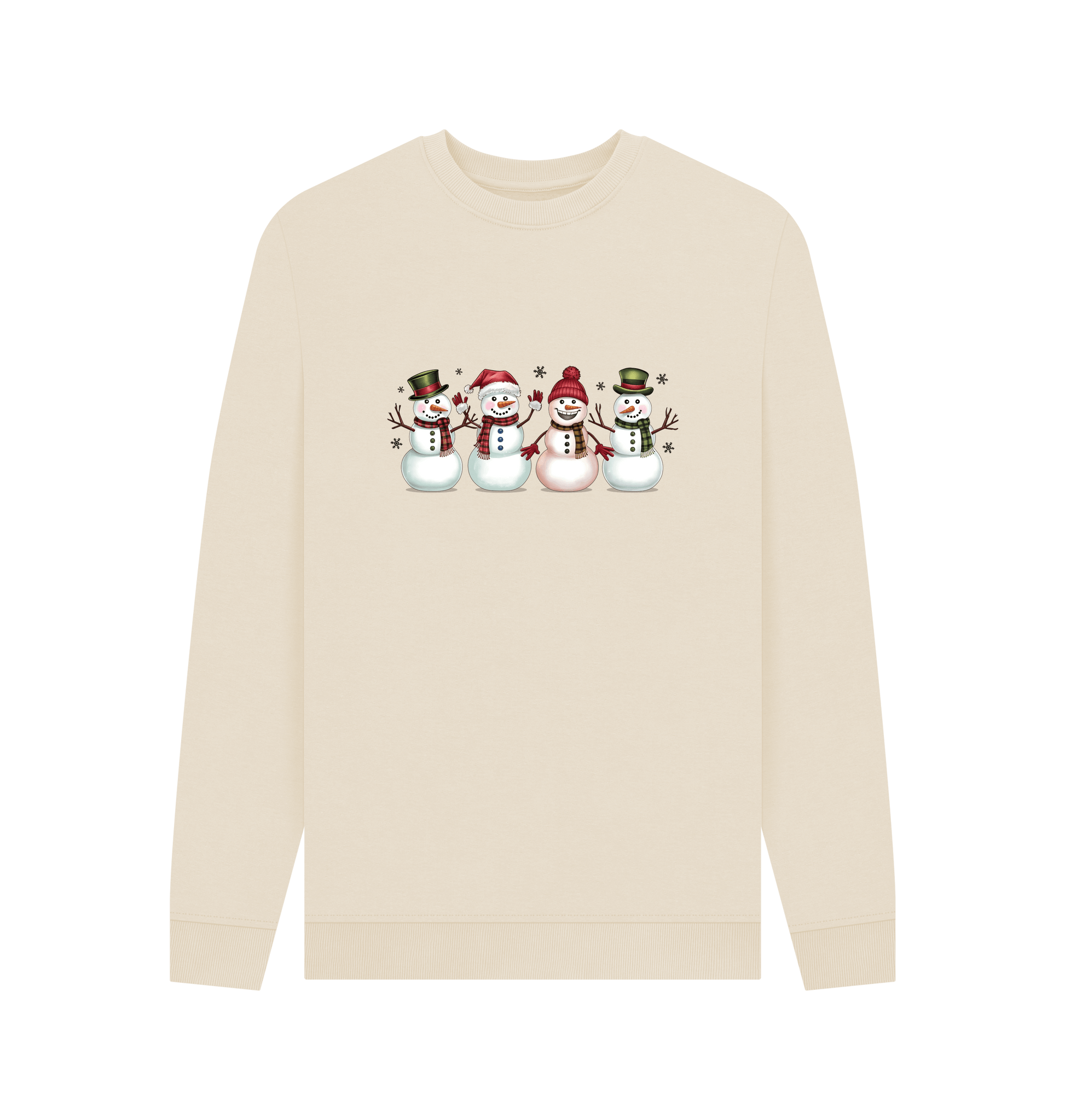 Oat Printed Sweater Front