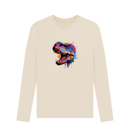 Oat Colour Drip Rex Power - Men's Long Sleeve T-shirt