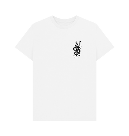 White Snake Sword - Men's Basic T-shirt