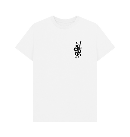 White Printed T-shirt Front