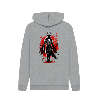 Light Heather Printed Hoody Back