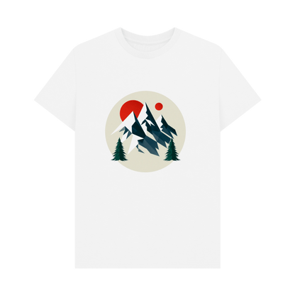 White Printed T-shirt Front