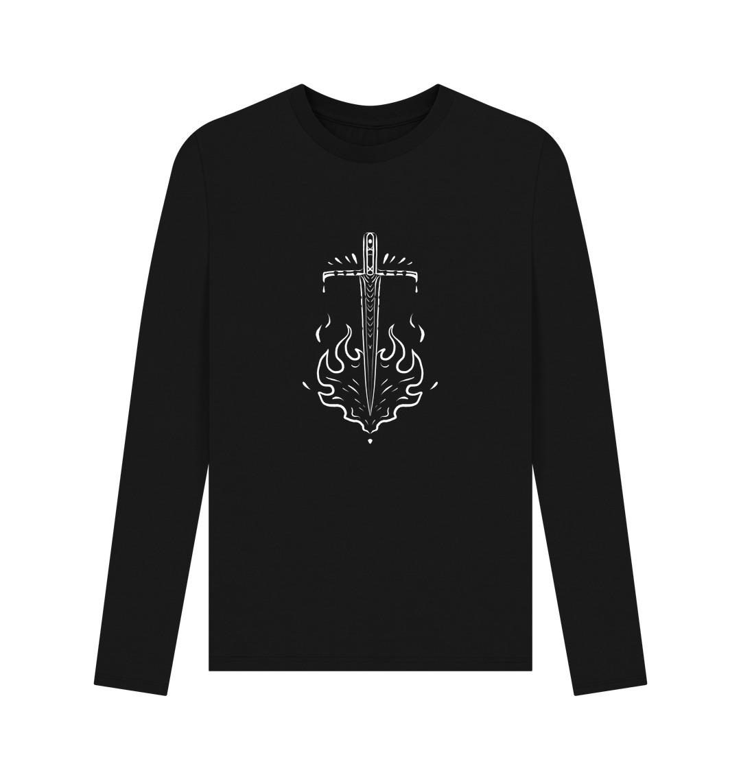 Black Fire Sword - Men's Long Sleeve T-shirt