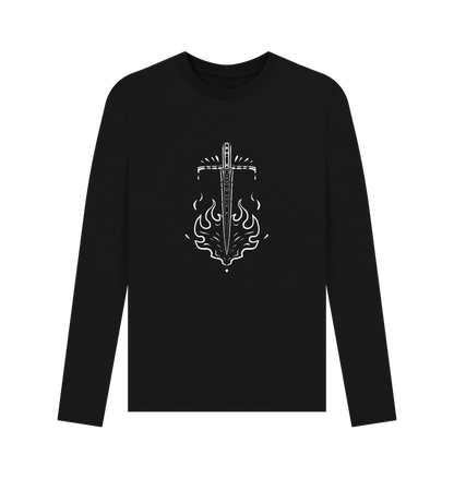 Black Fire Sword - Men's Long Sleeve T-shirt