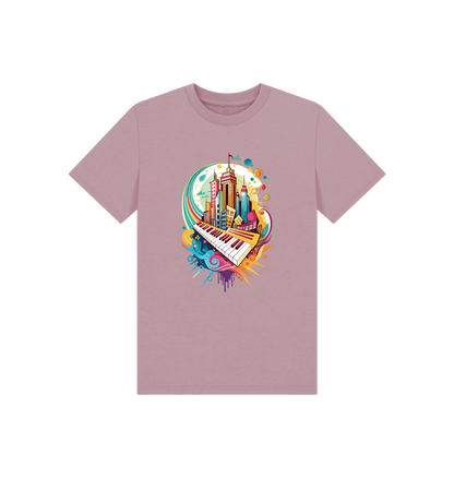 Mauve Printed Kids T-Shirt