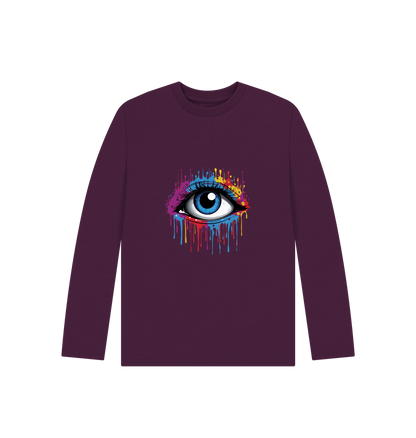 Purple Printed Kids T-Shirt