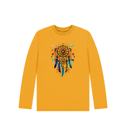 Mustard Printed Kids T-Shirt