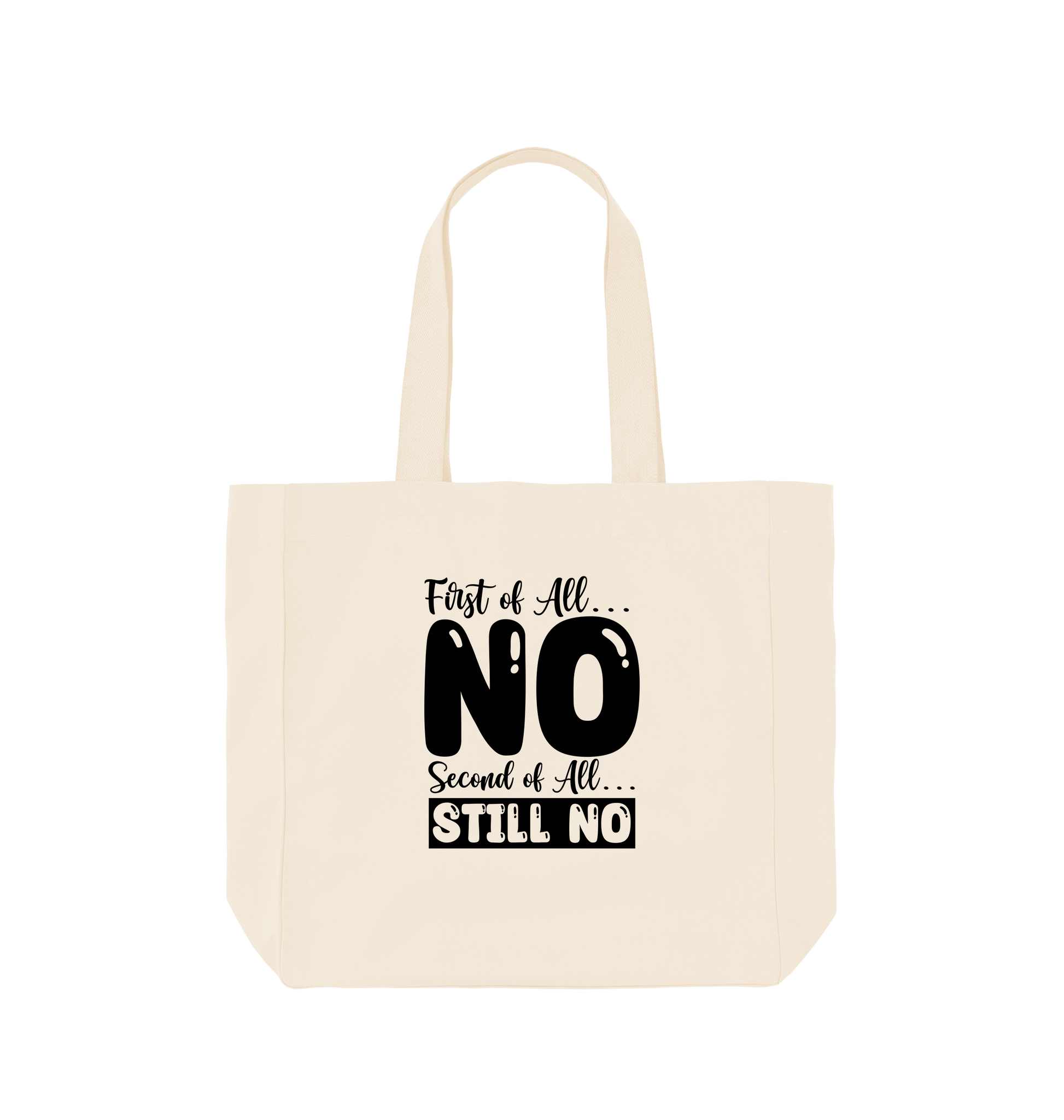 Natural Printed Bag