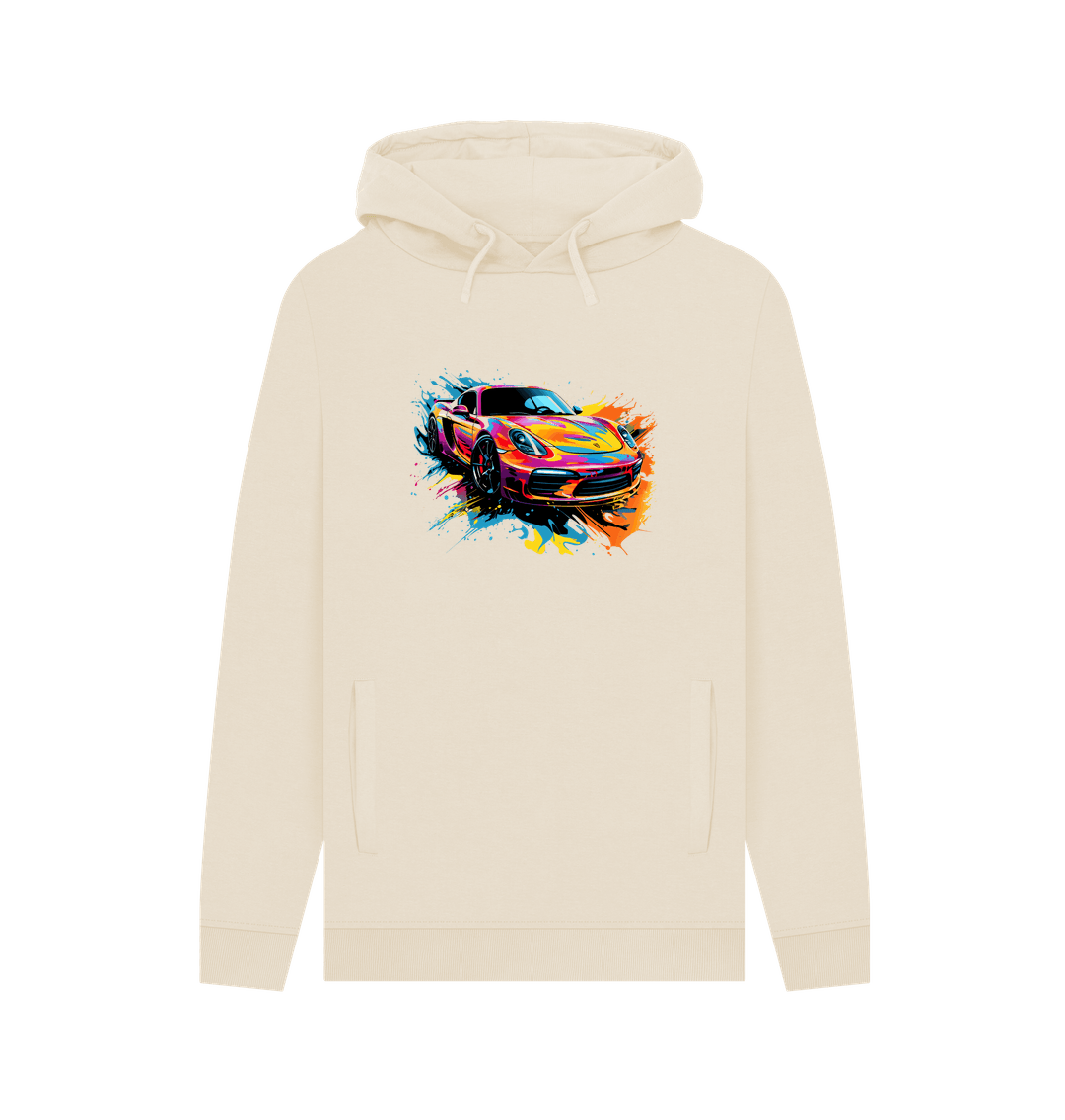 Oat Colour Drip Speedster - Mens Pullover Hoodie