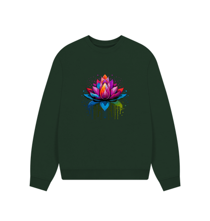 Evergreen Printed Sweater Front