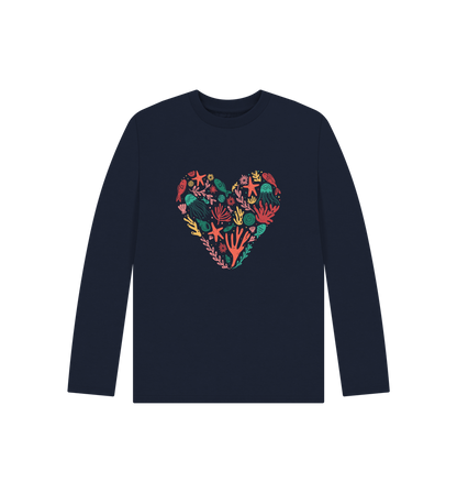 Navy Blue Printed Kids T-Shirt