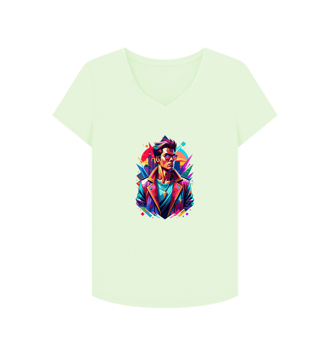 Pastel Green Printed T-shirt