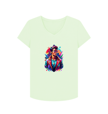 Pastel Green Printed T-shirt