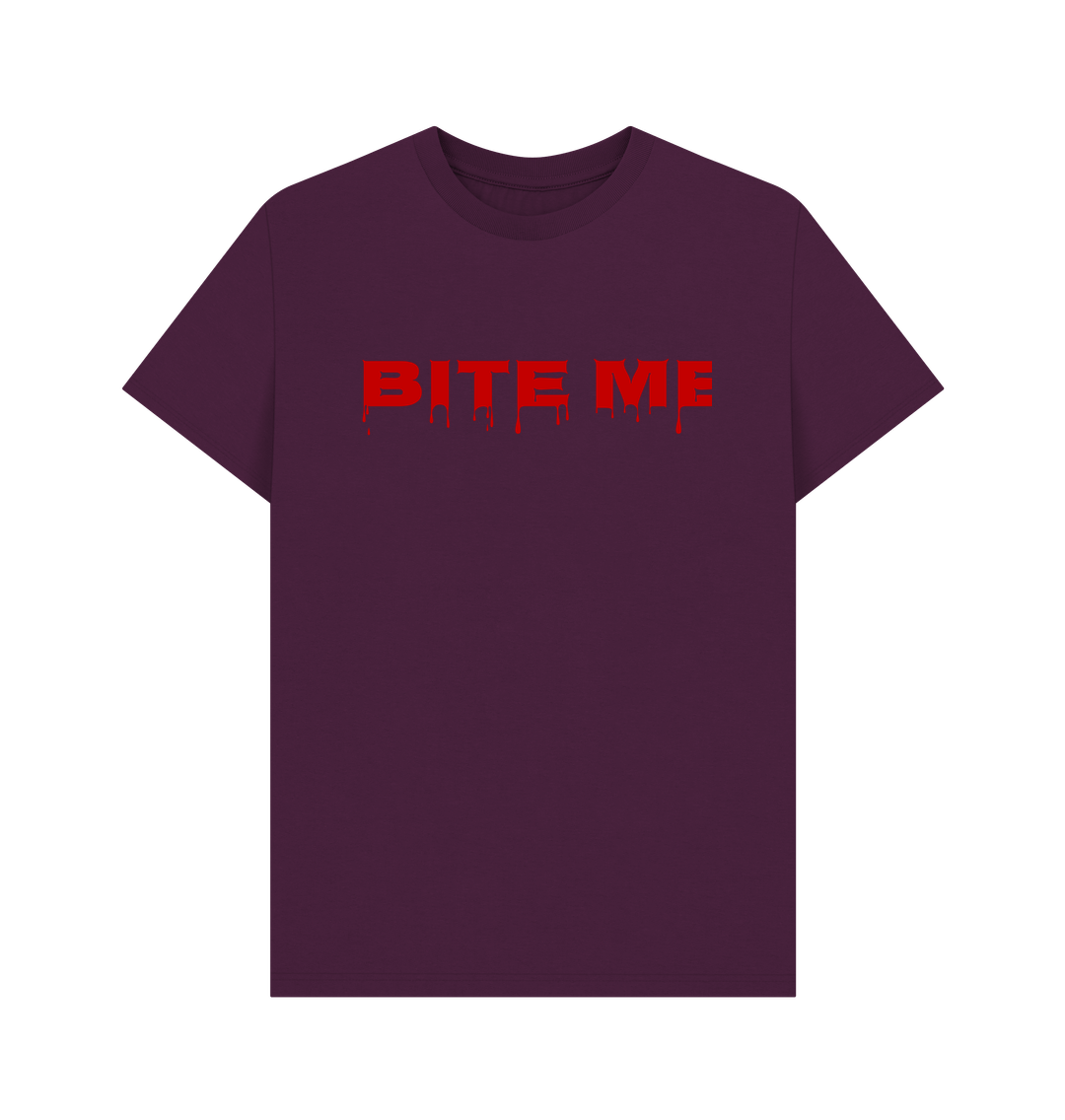 Purple Bite Me - Unisex Basic T-shirt