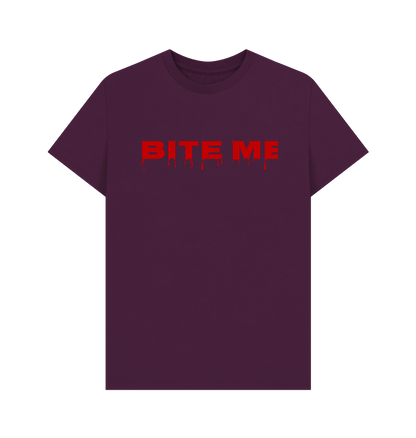 Purple Bite Me - Unisex Basic T-shirt