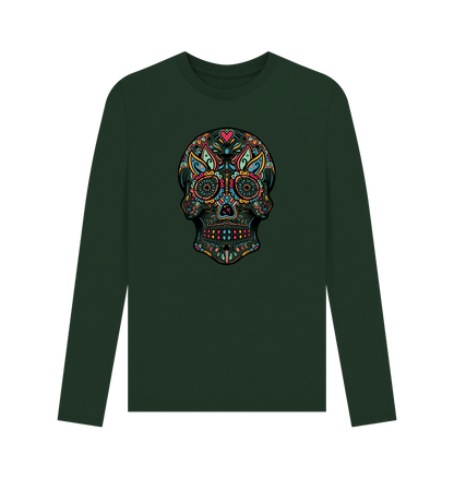 Evergreen Skull - Men's Long Sleeve T-shirt