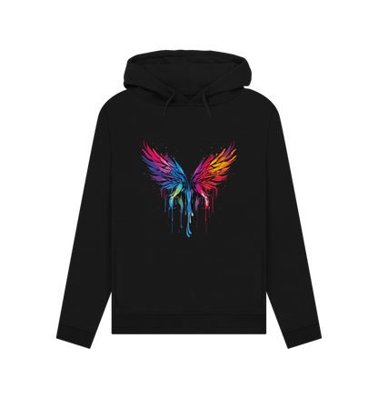 Black Printed Hoody