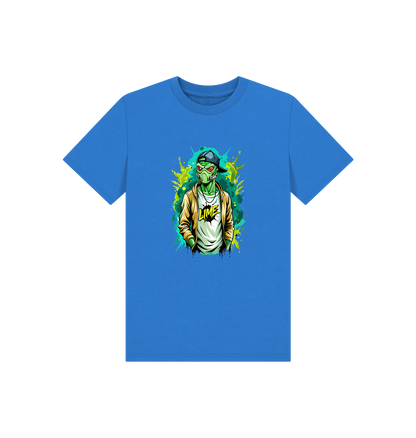 Bright Blue Printed Kids T-Shirt